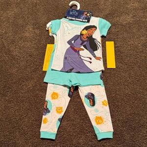 Disney Kids Pajama Set - Teal and Lavender